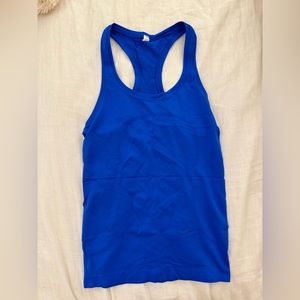 lululemon swiftly tech tank top blazer blue